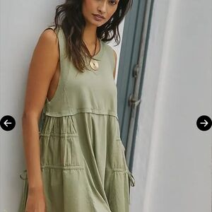 By Anthropologie Sleeveless Asymmetrical Mini Dress NWOT SIZE XL